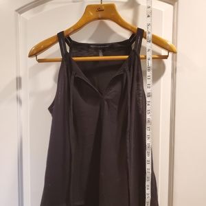 WHBM sleeveless black summer top